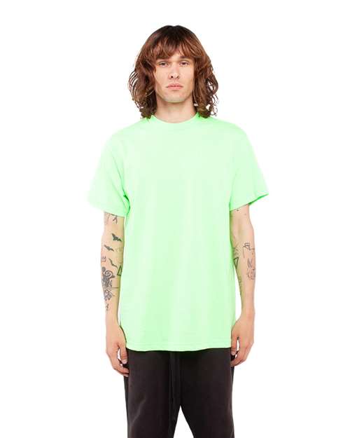 Unisex Active T-Shirt - Safety Green Front