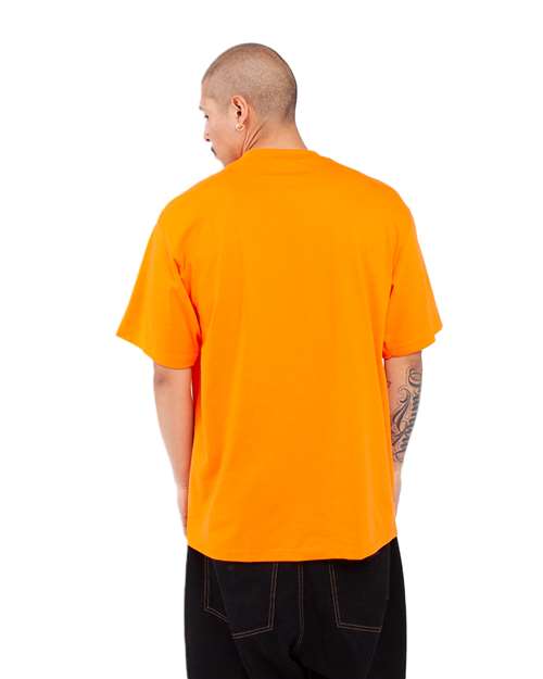 Unisex Max Heavyweight T-Shirt - Orange Back