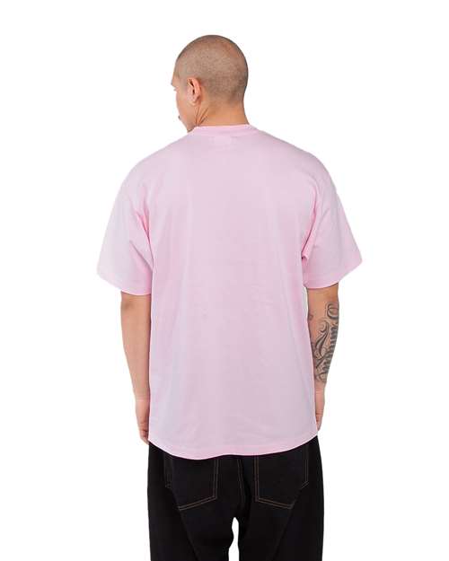 Unisex Max Heavyweight T-Shirt - Powder Pink Back