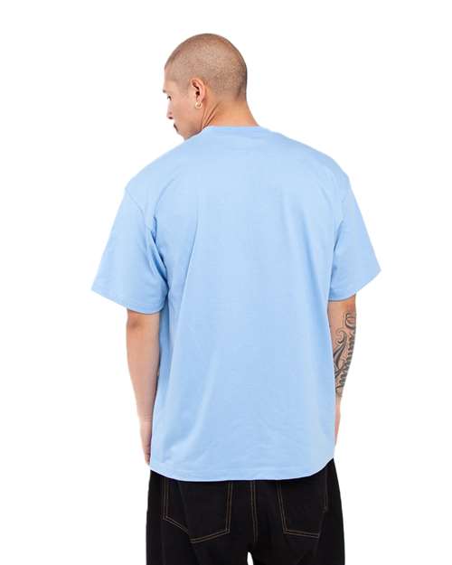 Unisex Max Heavyweight T-Shirt - Sky Blue Back