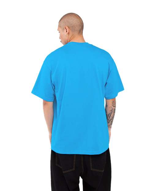 Unisex Max Heavyweight T-Shirt - Turquoise Back