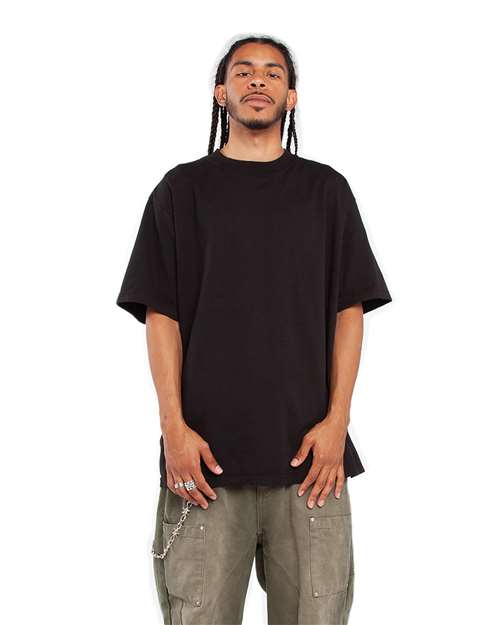 Unisex Max Heavyweight Garment-Dyed T-Shirt - Black Front