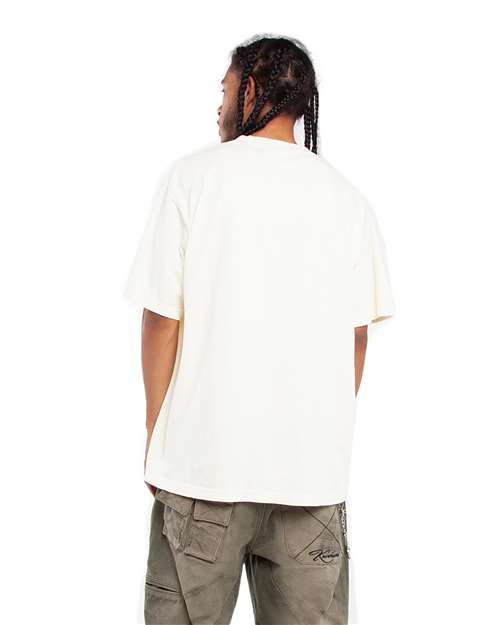 Unisex Max Heavyweight Garment-Dyed T-Shirt - Cream Back