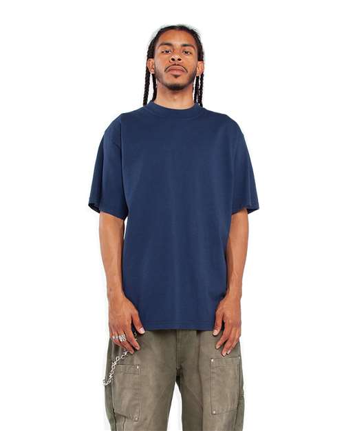 Unisex Max Heavyweight Garment-Dyed T-Shirt - Midnight Navy Front