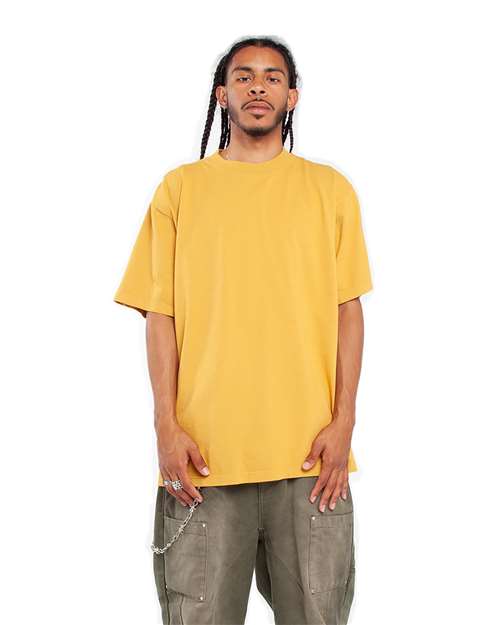 Unisex Max Heavyweight Garment-Dyed T-Shirt - Mustard Front