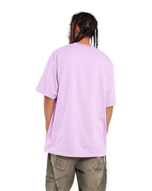 Unisex Max Heavyweight Garment-Dyed T-Shirt - Pastel Purple Back