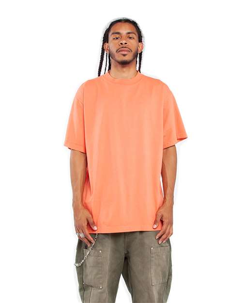 Unisex Max Heavyweight Garment-Dyed T-Shirt - Peach Front