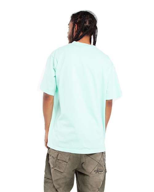 Unisex Max Heavyweight Garment-Dyed T-Shirt - Powder Blue Back