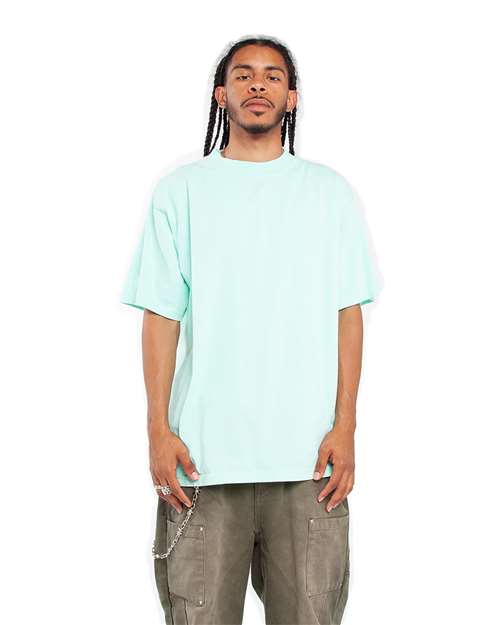 Unisex Max Heavyweight Garment-Dyed T-Shirt - Powder Blue Front