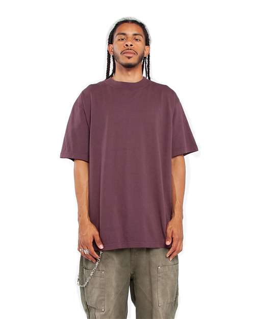 Unisex Max Heavyweight Garment-Dyed T-Shirt - Wine Front