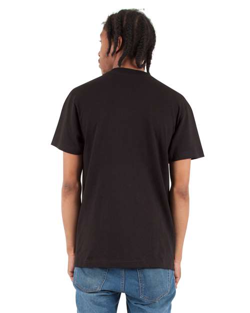 Unisex V-Neck T-Shirt - Black Back