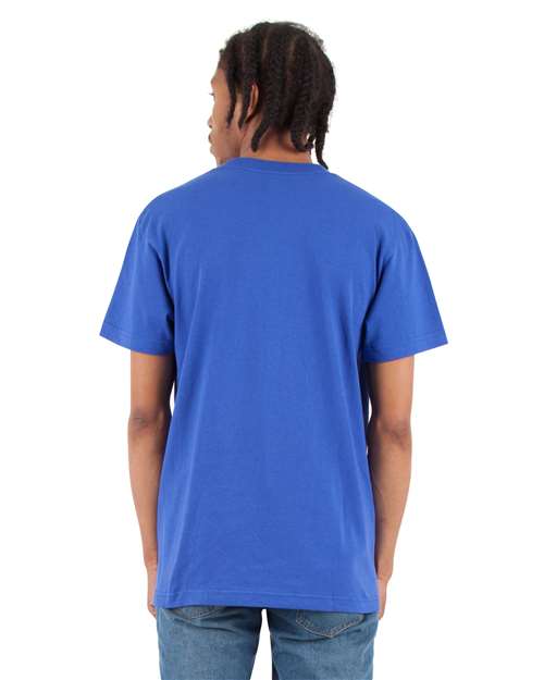 Unisex V-Neck T-Shirt - Royal Back