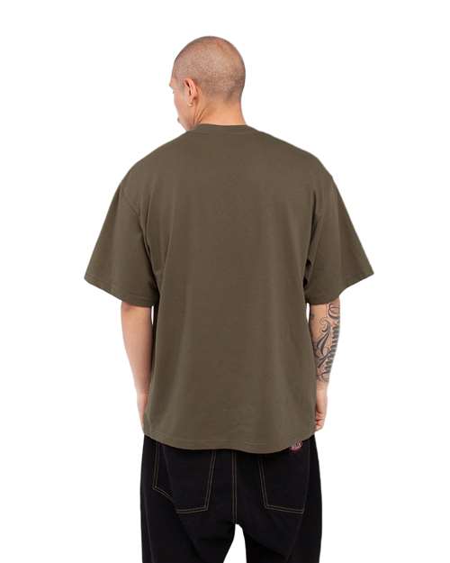 Unisex Tall Max Heavyweight T-Shirt - Hunter Green Back