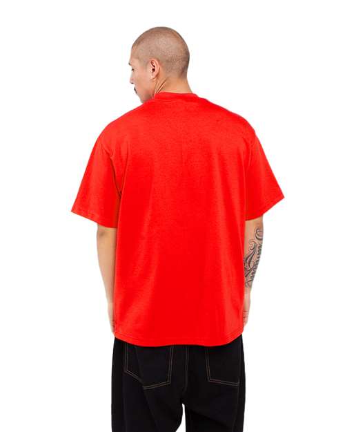 Unisex Tall Max Heavyweight T-Shirt - Red Back