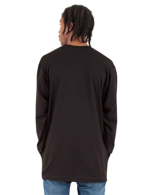 Unisex Active Long Sleeve T-Shirt - Black Back