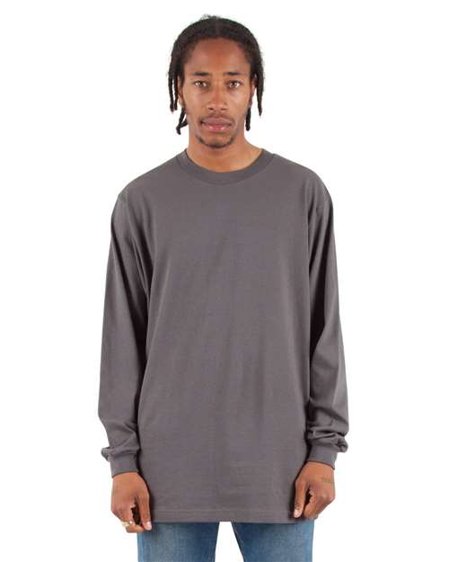 Unisex Active Long Sleeve T-Shirt - Dark Grey Front