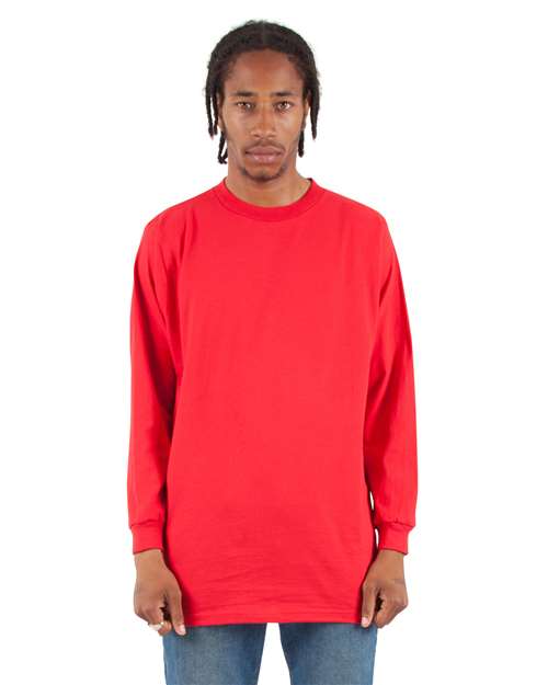 Unisex Active Long Sleeve T-Shirt - Red Front