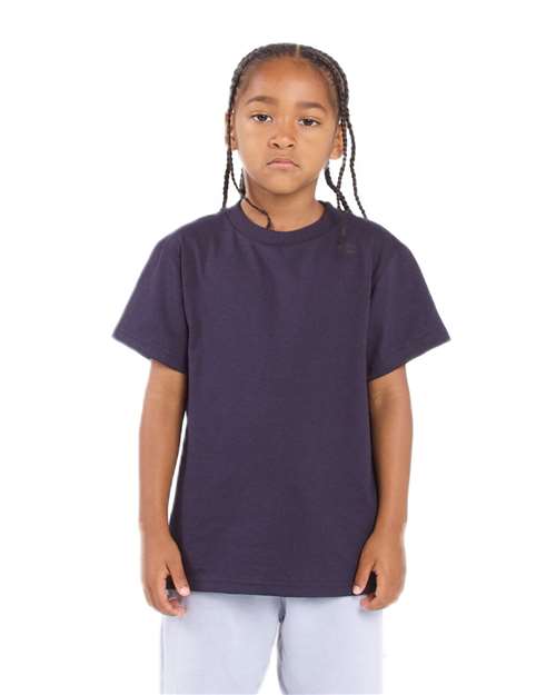Youth Active T-Shirt - Black Front