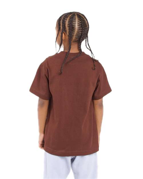Youth Active T-Shirt - Brown Back
