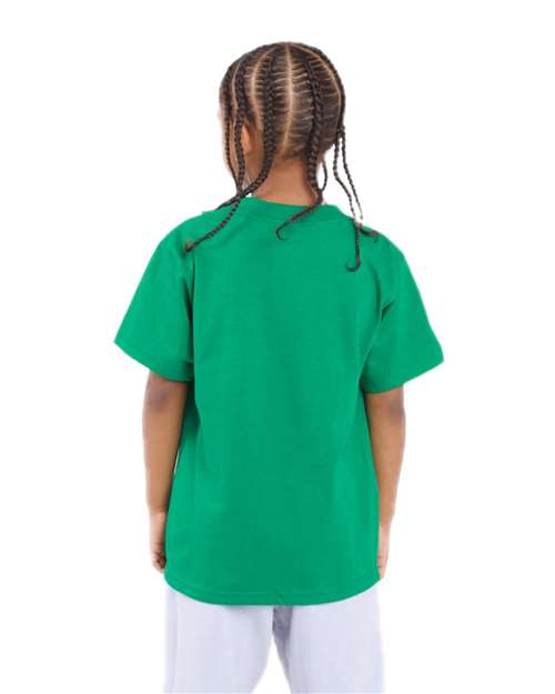 Youth Active T-Shirt - Kelly Green Back
