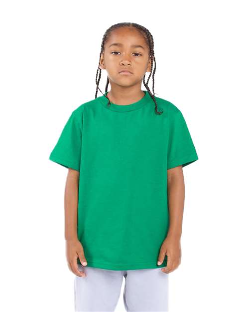 Youth Active T-Shirt - Kelly Green Front