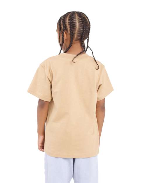 Youth Active T-Shirt - Khaki Back