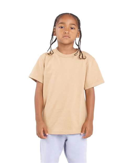 Youth Active T-Shirt - Khaki Front