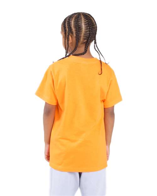 Youth Active T-Shirt - Orange Back