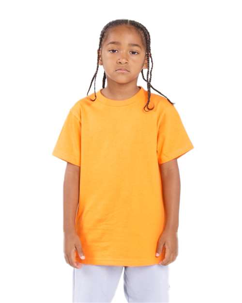 Youth Active T-Shirt - Orange Front