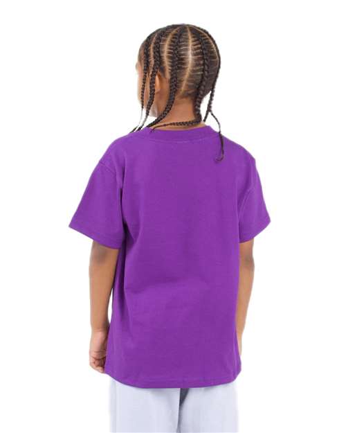 Youth Active T-Shirt - Purple Back