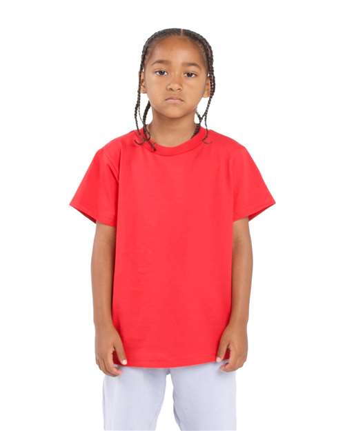 Youth Active T-Shirt - Red Front