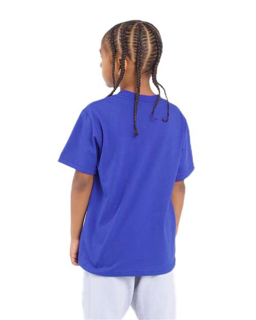 Youth Active T-Shirt - Royal Back