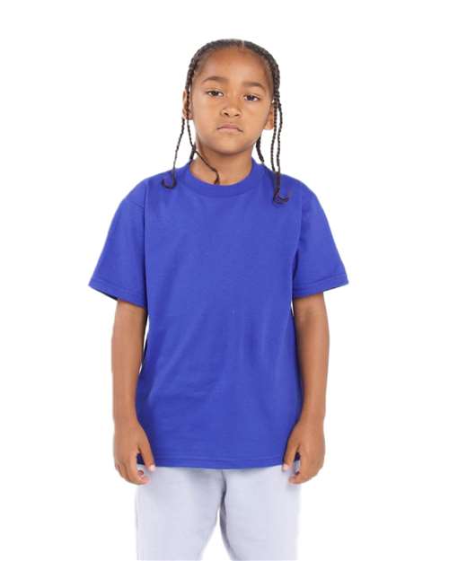 Youth Active T-Shirt - Royal Front