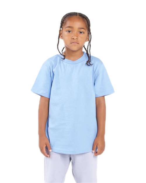 Youth Active T-Shirt - Sky Blue Front