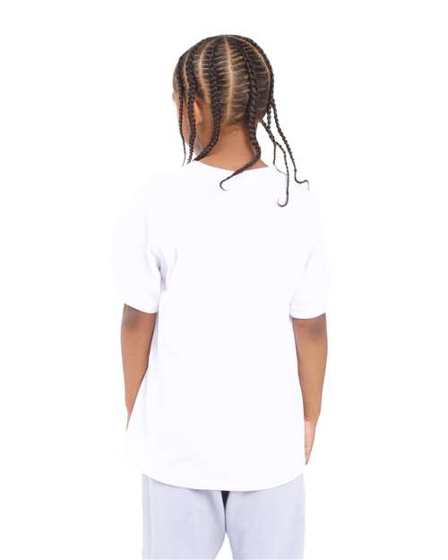 Youth Active T-Shirt - White Back