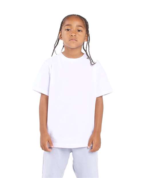Youth Active T-Shirt - White Front