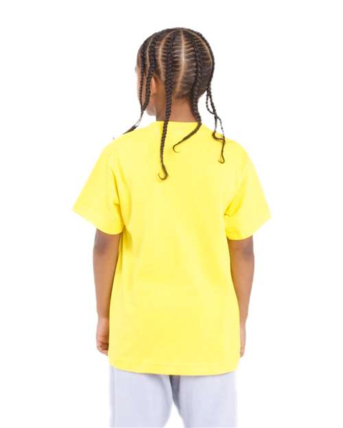Youth Active T-Shirt - Yellow Back