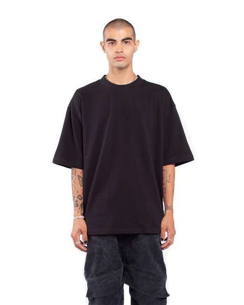 Unisex Garment-Dyed Designer T-Shirt - Black Front