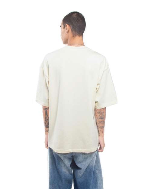 Unisex Garment-Dyed Designer T-Shirt - Cream Back