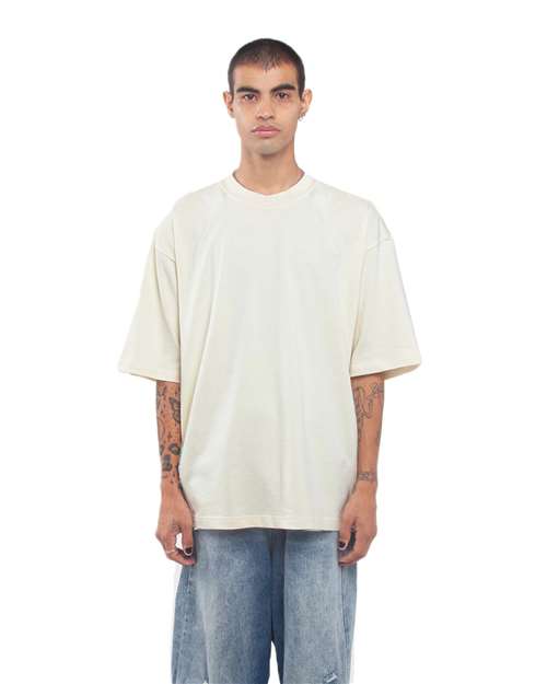 Unisex Garment-Dyed Designer T-Shirt - Cream Front