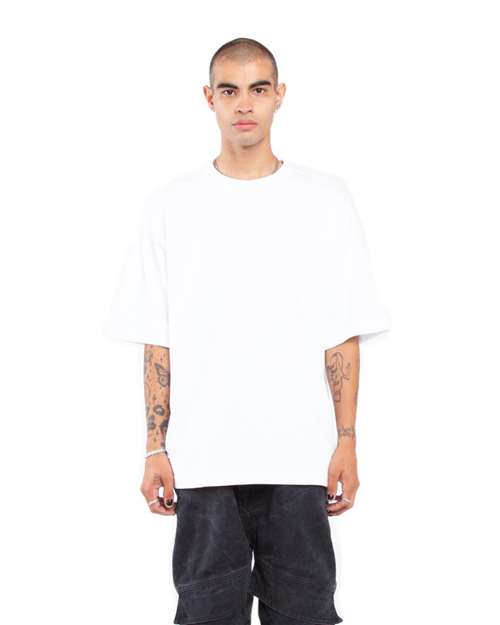 Unisex Garment-Dyed Designer T-Shirt - White Front