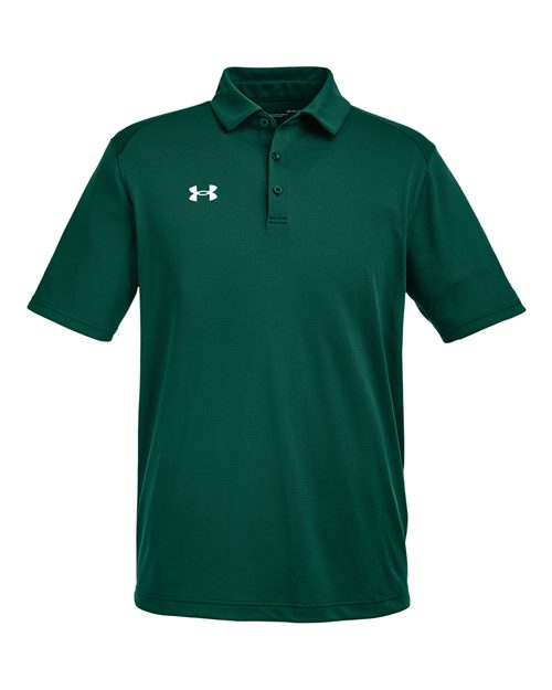 Men's Tech™ Polo - Forest Green/ White Front