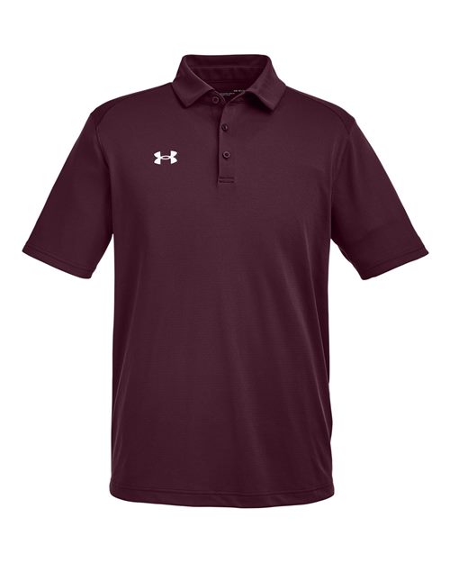 Men's Tech™ Polo - Maroon/ White Front