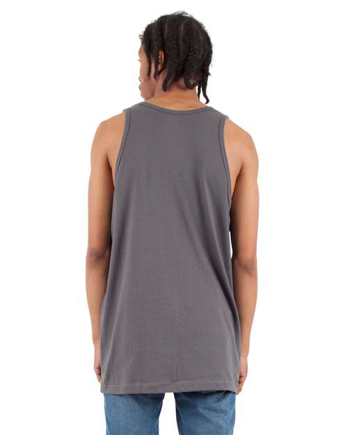 Unisex Active Tank - Dark Grey Back
