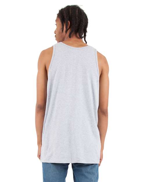 Unisex Active Tank - Heather Grey Back