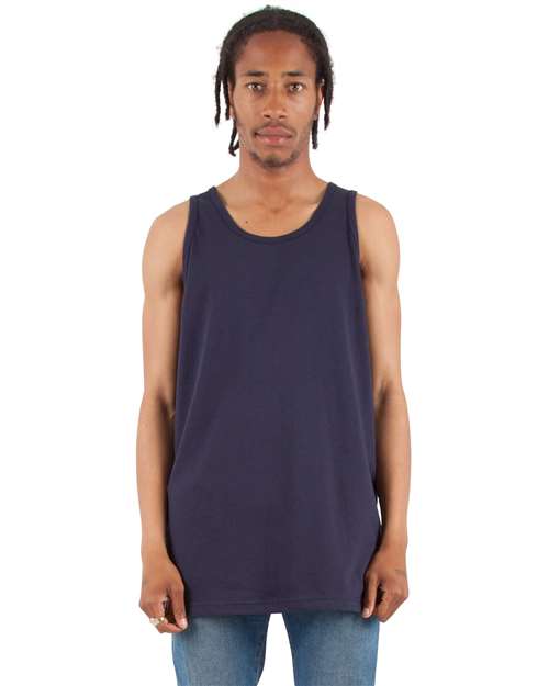 Unisex Active Tank - Navy Front