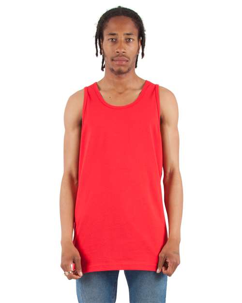 Unisex Active Tank - Red Front