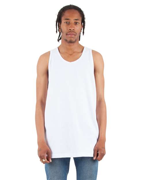 Unisex Active Tank - White Front