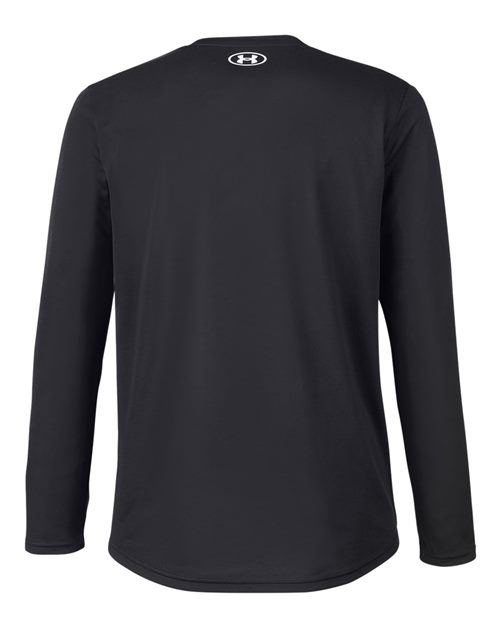 Men's Team Tech™ Long Sleeve T-Shirt - Black/ White Back