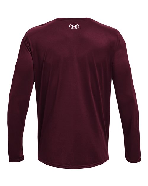 Men's Team Tech™ Long Sleeve T-Shirt - Maroon/ White Back